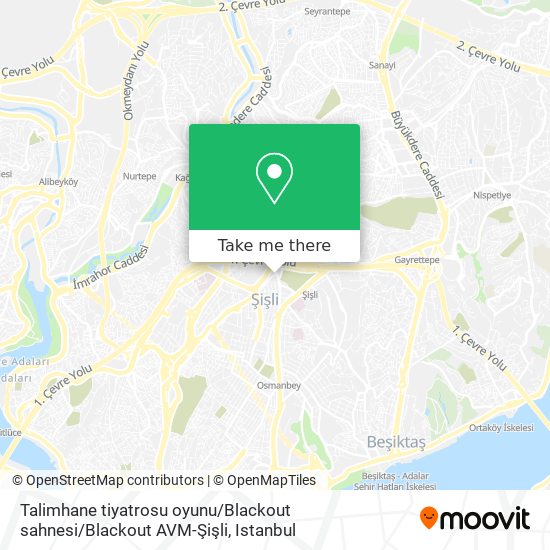 Talimhane tiyatrosu oyunu / Blackout sahnesi / Blackout AVM-Şişli map