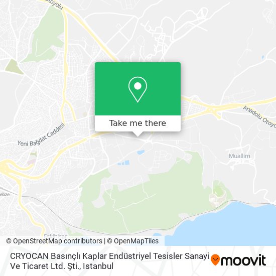 CRYOCAN Basınçlı Kaplar Endüstriyel Tesisler Sanayi Ve Ticaret Ltd. Şti. map