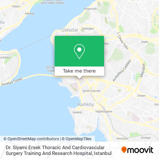 Dr. Siyami Ersek Thoracic And Cardiovascular Surgery Training And Research Hospital map