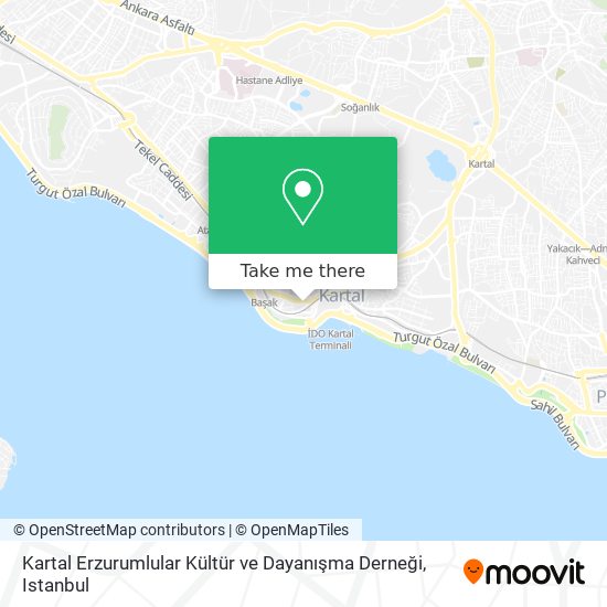 Kartal Erzurumlular Kültür ve Dayanışma Derneği map