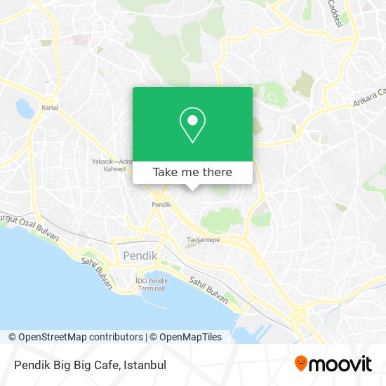Pendik Big Big Cafe map