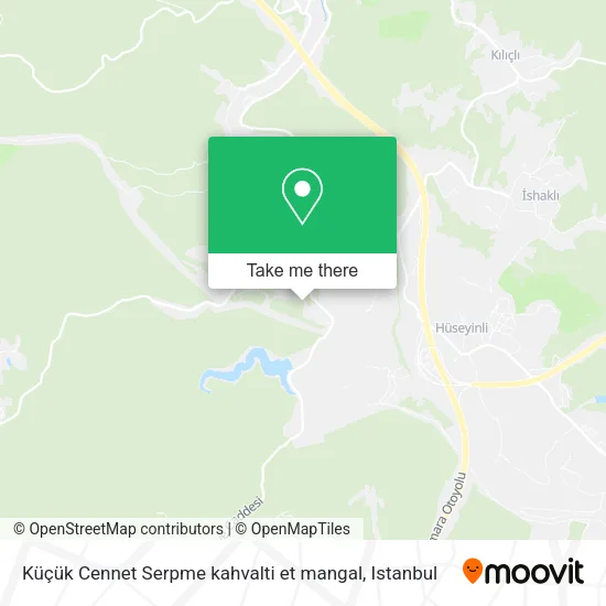 Küçük Cennet Serpme kahvalti et mangal map