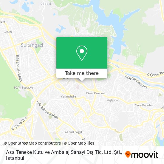 Asa Teneke Kutu ve Ambalaj Sanayi Dış Tic. Ltd. Şti. map