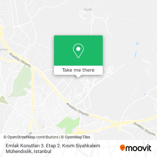 Emlak Konutları 3. Etap 2. Kısım Siyahkalem Mühendislik map