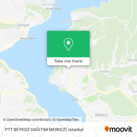 PTT BEYKOZ DAĞITIM MERKEZİ map