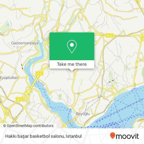 Hakkı başar basketbol salonu map