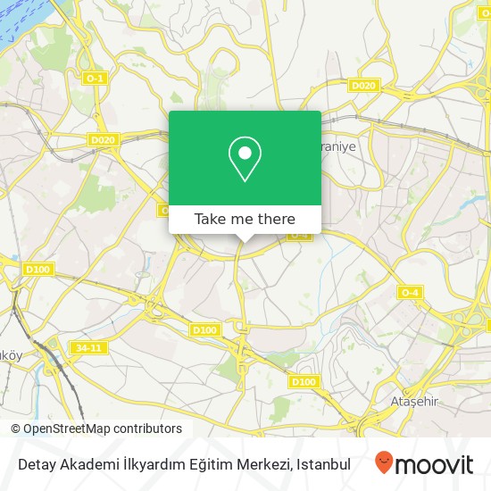 Detay Akademi İlkyardım Eğitim Merkezi map