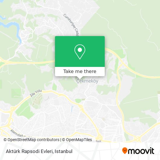 Aktürk Rapsodi Evleri map