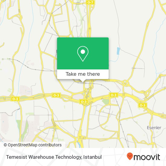 Temesist Warehouse Technology map