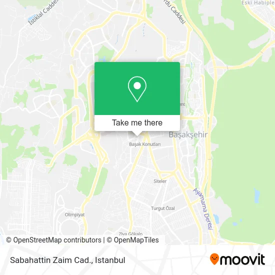 Sabahattin Zaim Cad. map
