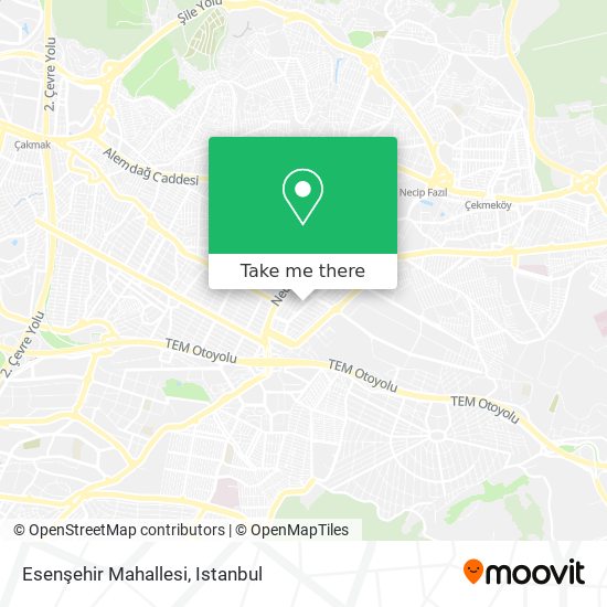 Esenşehir Mahallesi map