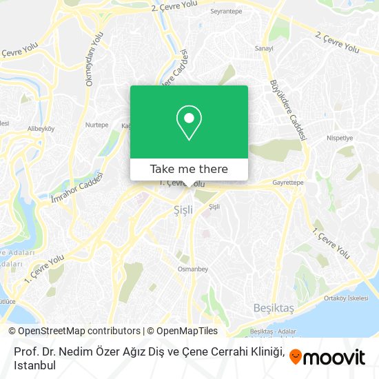 Prof. Dr. Nedim Özer Ağız Diş ve Çene  Cerrahi Kliniği map