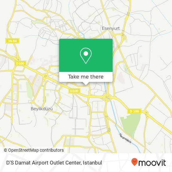 D'S Damat Airport Outlet Center map