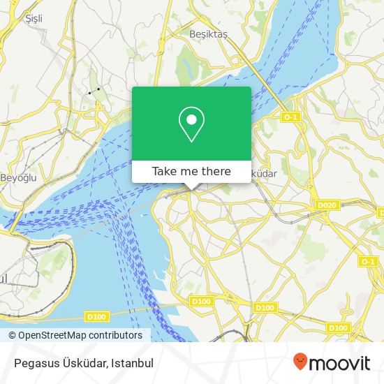 Pegasus Üsküdar map