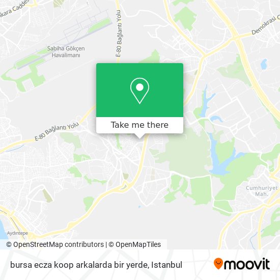 bursa ecza koop arkalarda bir yerde map