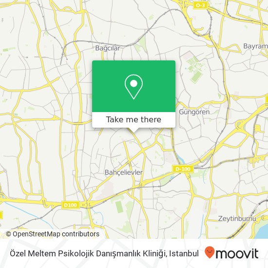 Özel Meltem Psikolojik Danışmanlık Kliniği map