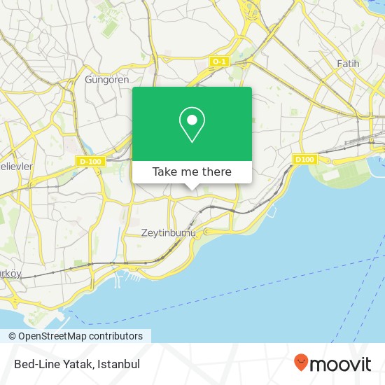 Bed-Line Yatak map