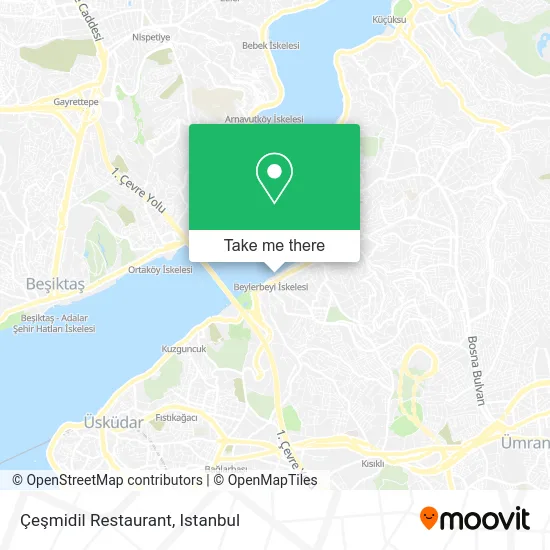 Çeşmidil Restaurant map