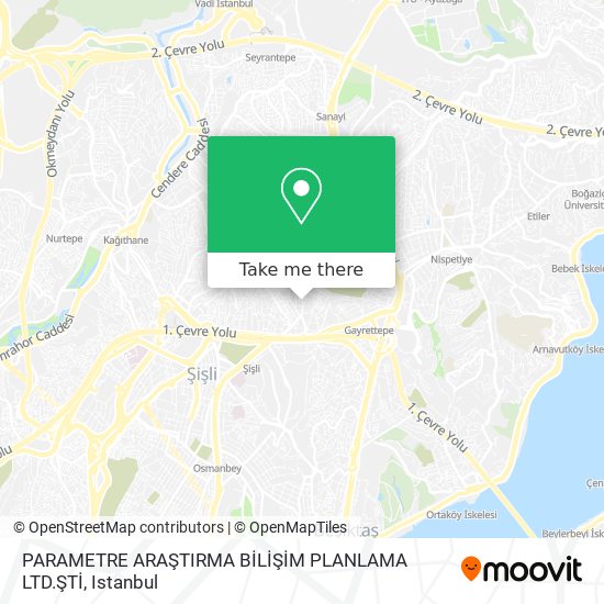 PARAMETRE ARAŞTIRMA BİLİŞİM PLANLAMA LTD.ŞTİ map