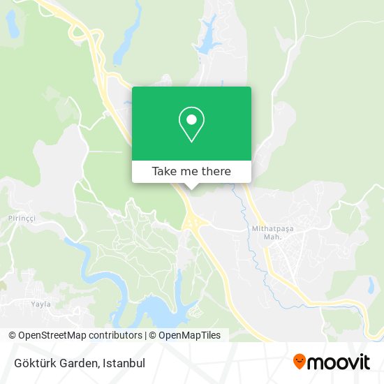 Göktürk Garden map