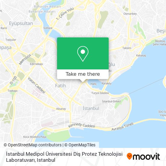 İstanbul Medipol Üniversitesi Diş Protez Teknolojisi Laboratuvarı map