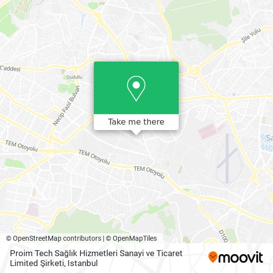 Proim Tech Sağlık Hizmetleri Sanayi ve Ticaret Limited Şirketi map