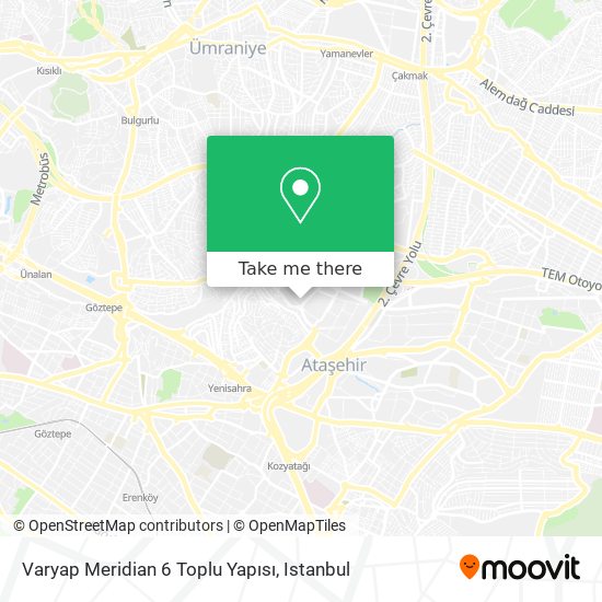 Varyap Meridian 6 Toplu Yapısı map