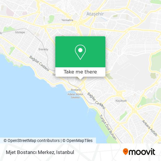 Mjet Bostancı Merkez map