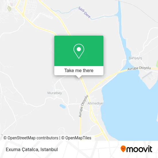 Exuma Çatalca map