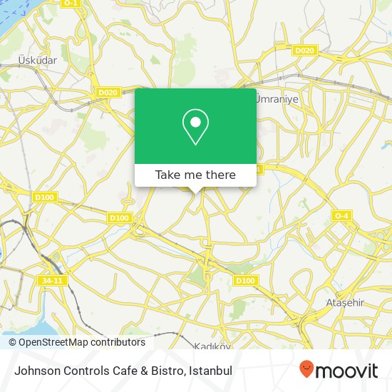 Johnson Controls Cafe & Bistro map