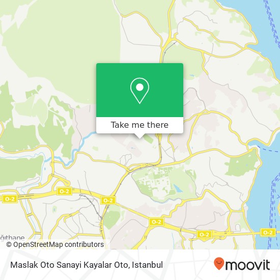 Maslak Oto Sanayi Kayalar Oto map