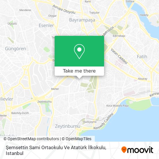 Şemsettin Sami Ortaokulu Ve Atatürk İlkokulu map
