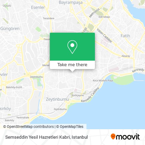 Semseddin Yesil Hazretleri Kabri map