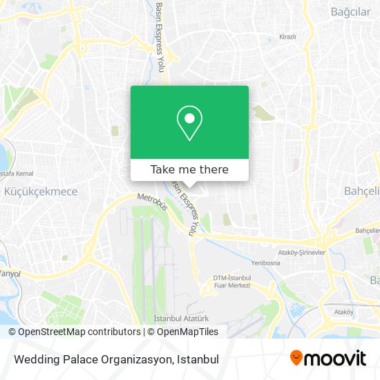 Wedding Palace Organizasyon map