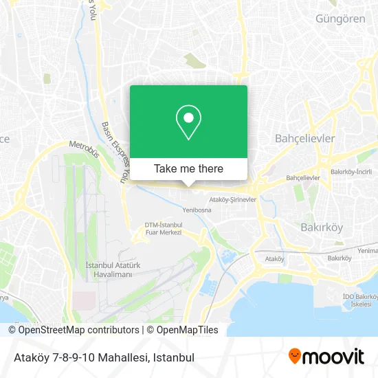 Ataköy 7-8-9-10 Mahallesi map