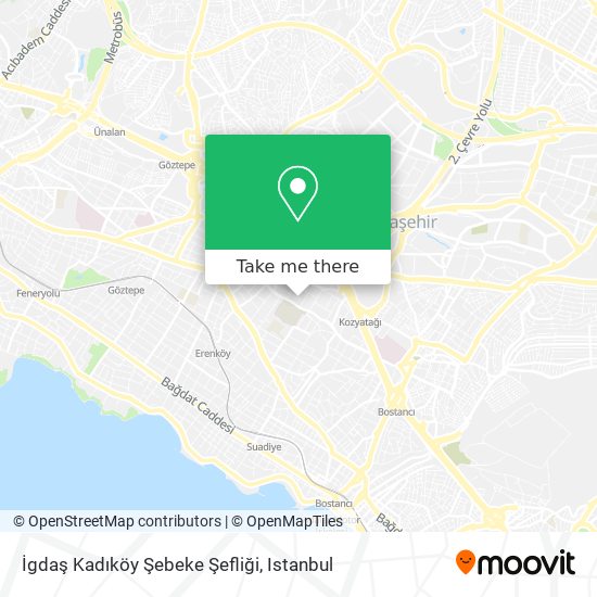 İgdaş Kadıköy Şebeke Şefliği map