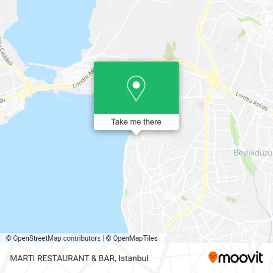 MARTI RESTAURANT & BAR map