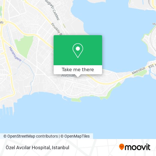 Özel Avcılar Hospital map