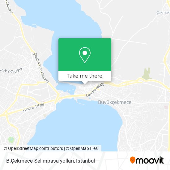 B.Çekmece-Selimpasa yollari map