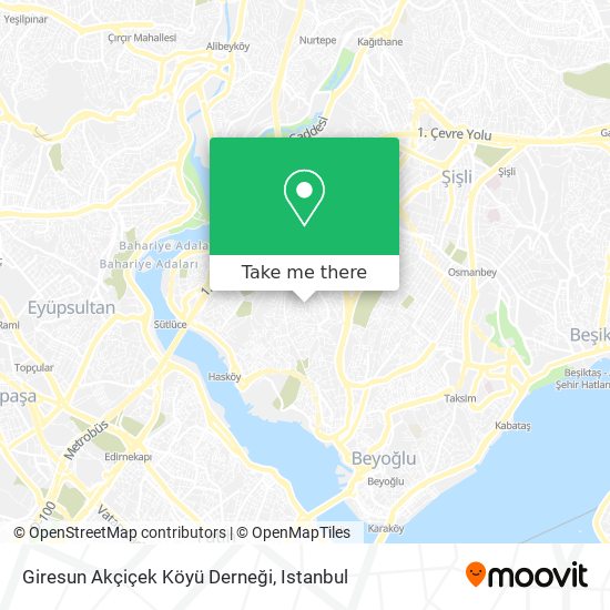 Giresun Akçiçek Köyü Derneği map