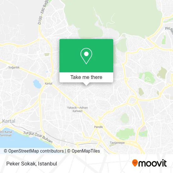 Peker Sokak map
