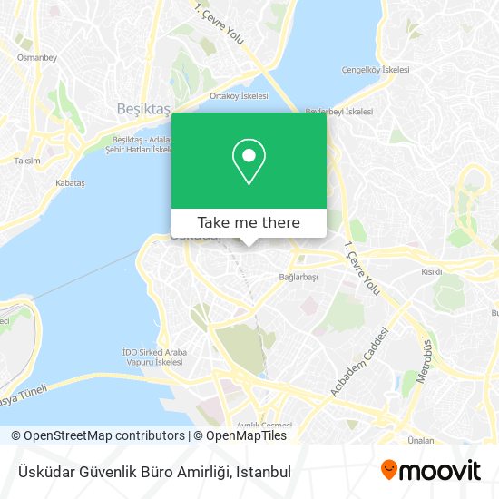 Üsküdar Güvenlik Büro Amirliği map