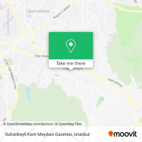 Sultanbeyli Kent Meydanı Gazetesi map
