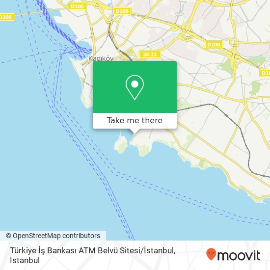 Türkiye İş Bankası ATM Belvü Sitesi / İstanbul map