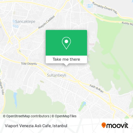 Viaport Venezia Aslı Cafe map