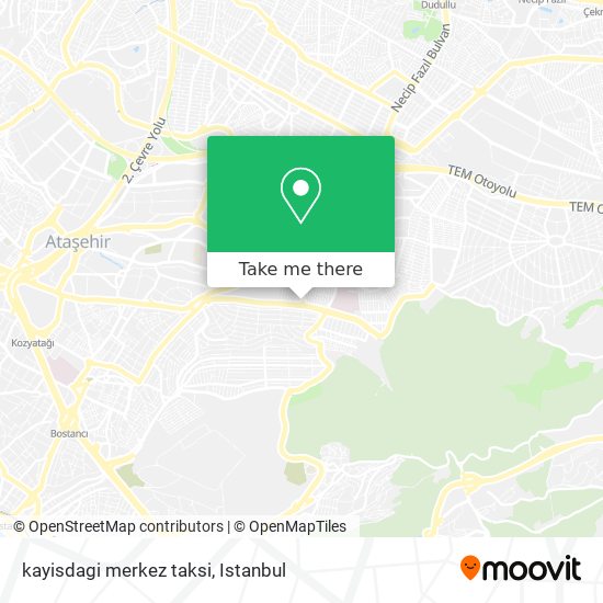 kayisdagi merkez taksi map