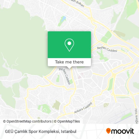 GEÜ Çamlık Spor Kompleksi map