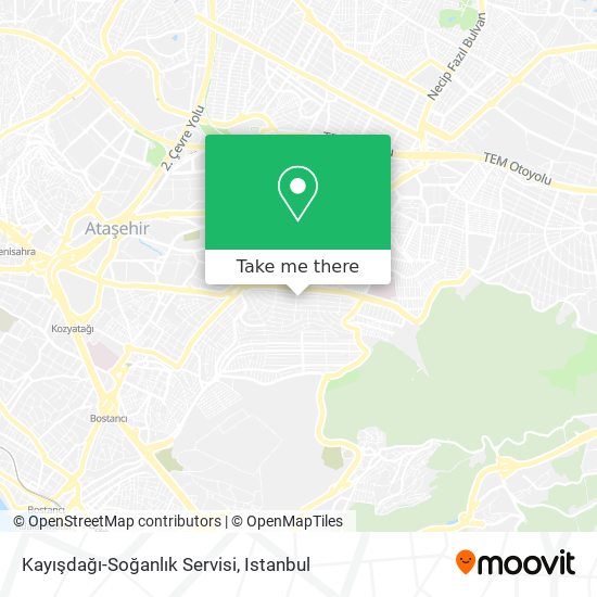 Kayışdağı-Soğanlık Servisi map