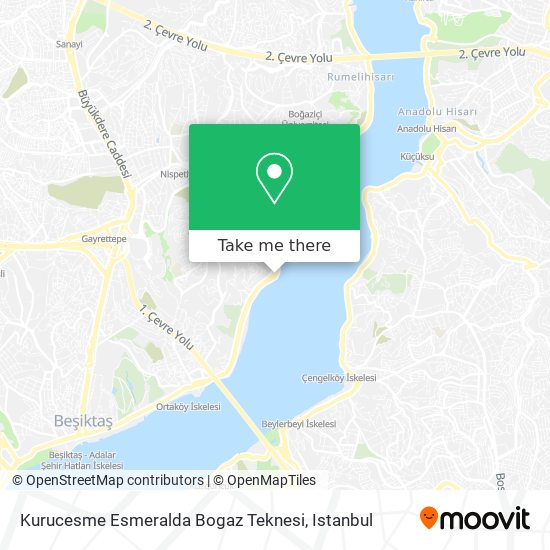 Kurucesme Esmeralda Bogaz Teknesi map