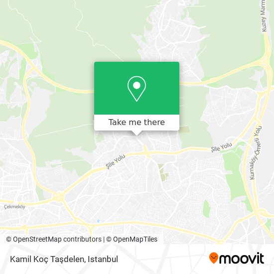 Kamil Koç Taşdelen map